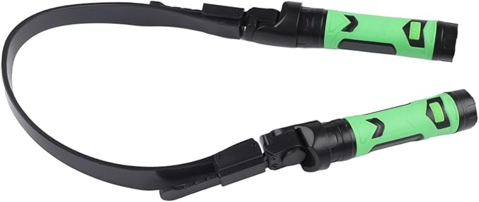 Rechargeable for Dual-Head LED Neck Lamp with Magnetic Detachable Lights, Flexible Hands- Reading Light Grilling, Studying, Camping, and Outdoor Activities