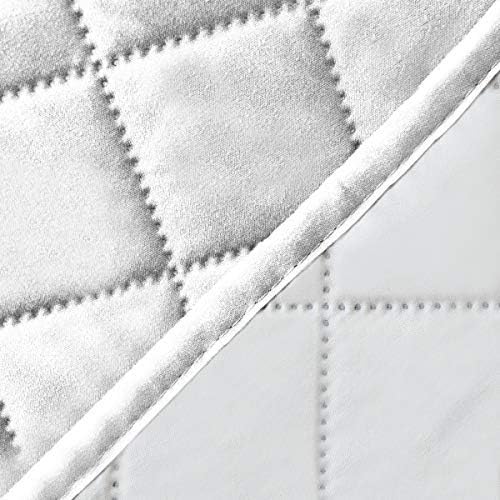 Easy-Going Reversible Couch Cover, 4 Seater Sofa, White/White | XX-Large Sofa, Washable Slipcover For Dogs, Water Resistant Mat, Living Room, Non-Slip Sofa Cover, Pet Friendly
