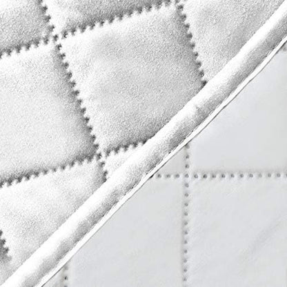 Easy-Going Reversible Couch Cover, 4 Seater Sofa, White/White | XX-Large Sofa, Washable Slipcover For Dogs, Water Resistant Mat, Living Room, Non-Slip Sofa Cover, Pet Friendly