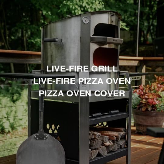 Breeo Live-Fire Grill Pizza Oven Bundle - Portable Wood Stove - Campfire Cooking Equipment - Live-Fire Pizza Oven, Grill, Cover, Skillet Rest Included - Compatible with All X24 Accessories