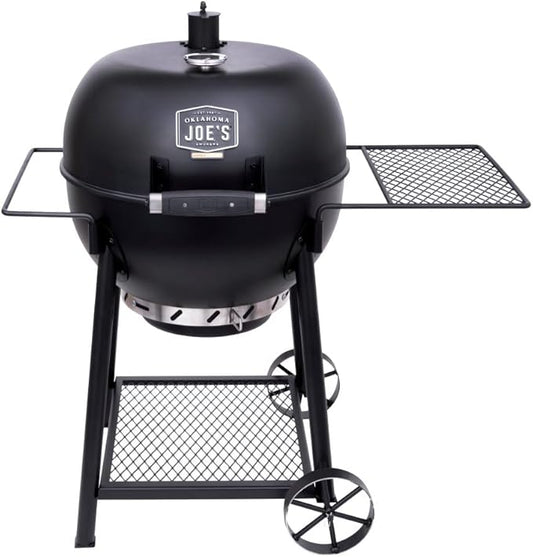 Oklahoma Joe's Blackjack 21.5 in. Heavy-Duty Kettle Charcoal Grill with 382 sq. in. Cooking Area, Black