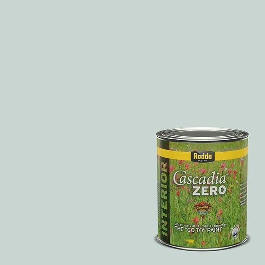 Rodda Paint CASCADIA ZERO Interior Semi-Gloss Paint & Primer in One, Quart, Glacier