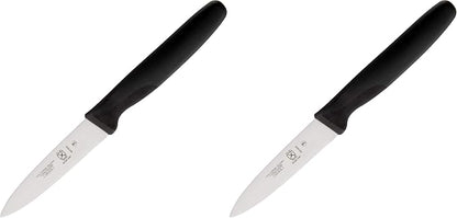Mercer Culinary M23900P Millennia Black Handle, 3-Inch Slim, Paring Knife