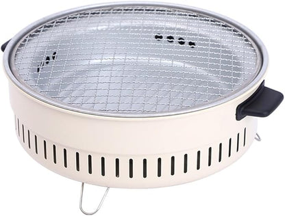 Portable Charcoal Grill for Camping BBQ Grills – Outdoor Barbecue Grill, Compact Camping Grill for Home and Outdoor Use, Lightweight Charcoal Grill BBQ,31.5 * 11Cm-D