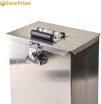 Stainless Steel Bee Smoker Jail Sealed Storage Box | smoke-Contained, Faraday Box | Multi-Purpose Tool Storage Box for Beekeepers, Farmers, Technicians & Outdoor Enthusiasts