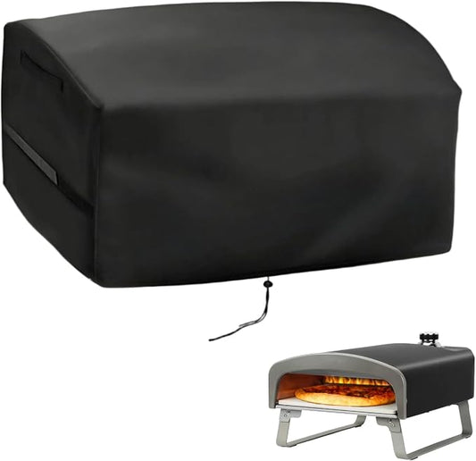 25 Inch Pizza Oven Cover for QPizza Gas Pizza Oven/Tabletop Outdoor Grill | 25x15.5x10,Waterproof Dustproof Heavy Duty Oxford Fabric