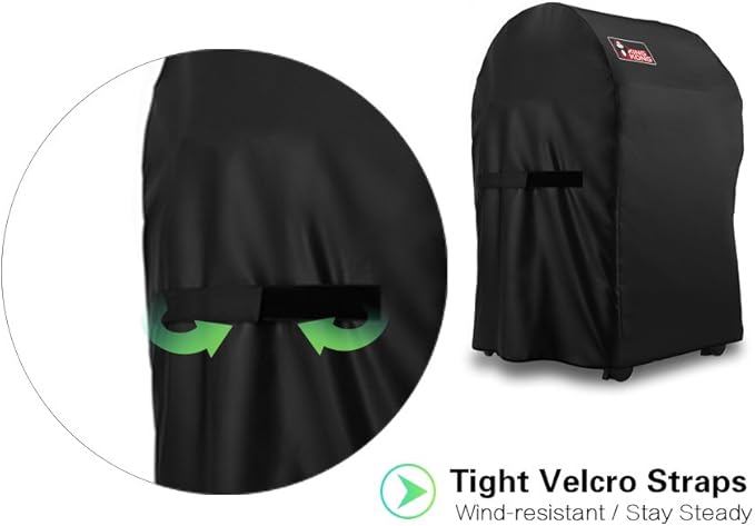 Kingkong 7105 Premium Grill Cover for Weber Spirit 210 Series Gas Grills with Both Collapsed (Not Fit for Spirit II E-210) Including Grill Brush and Tongs