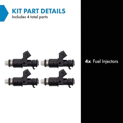 TRQ Fuel Injector Set | For 2013-2015 Acura ILX