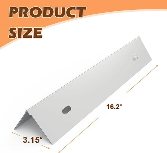 Stainless Steel Heat Plates Flavorizer Bar BBQ Replacement Part for Napoleon Rogue Series, Prestige 500, PRO 500 RSIB Gas Grills, 4 Pack Flame Tamer for Napoleon Sear Plate #N305-0082