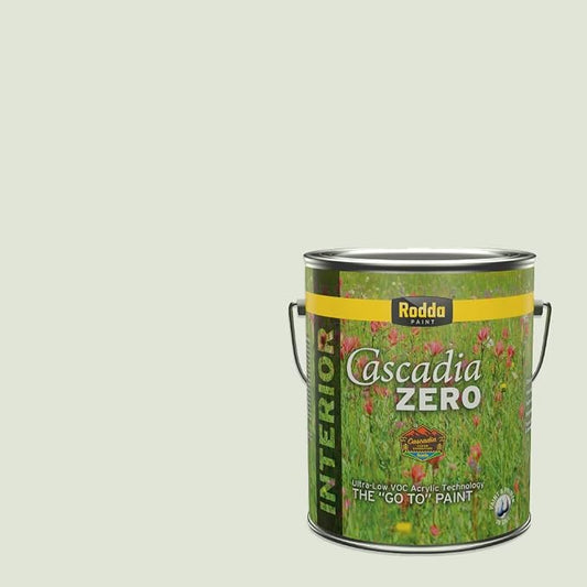Rodda Paint CASCADIA ZERO Interior Flat Paint & Primer in One, 1-Gallon, Grassy Glade