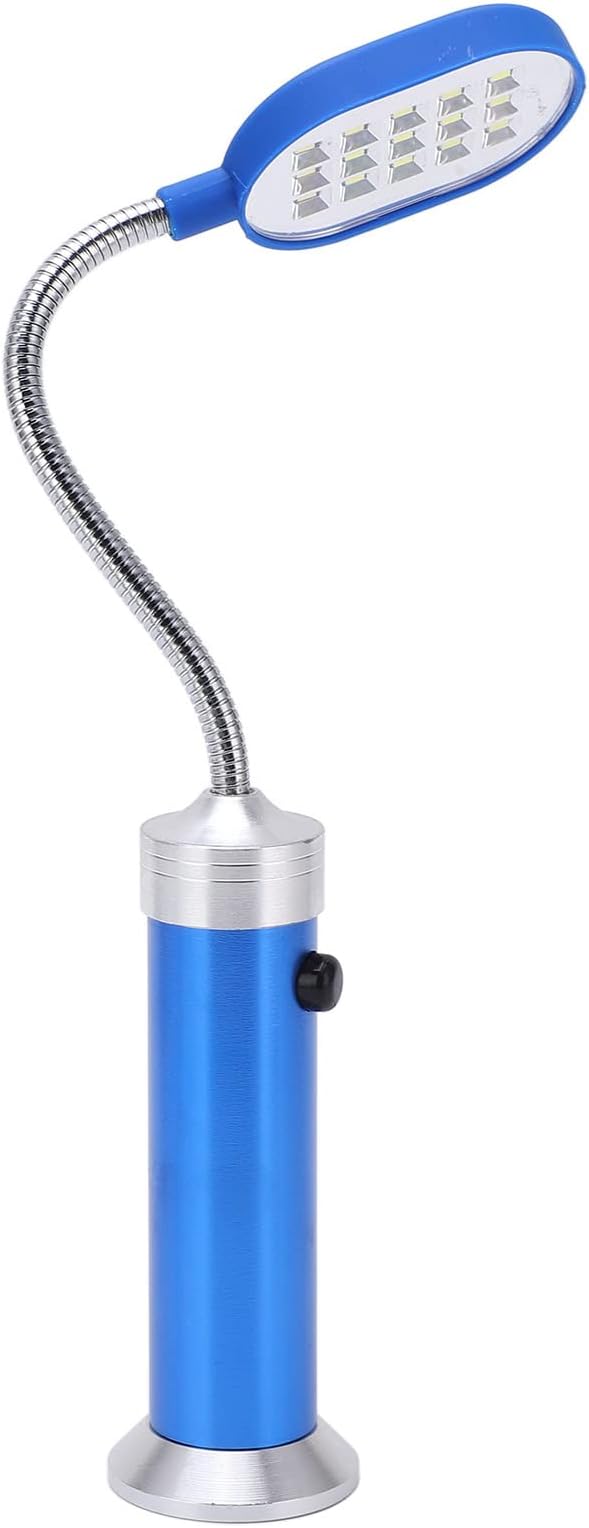 LEDGooseneckLight LED Gooseneck Light for FishingMagnetic Gooseneck Lamp, HighBrightness MagneticLamp Magnetic Lampfor BBQ for Fishing for CyclingJob Site Lighting (Blue)