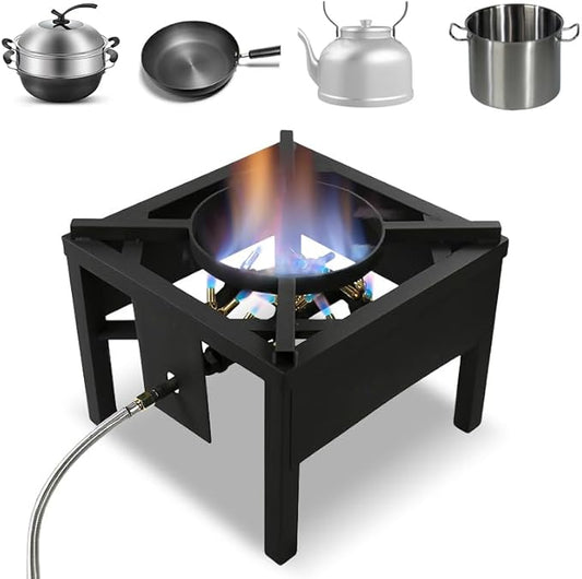COOKAMP Propane Burner for Outdoor Cooking (23 Tips Jet Burner)