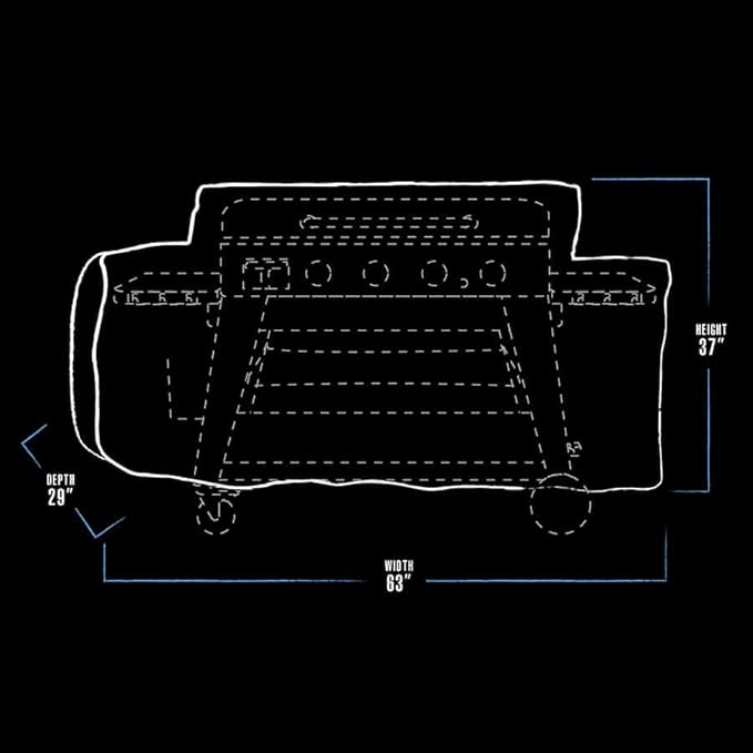 Pit Boss 4B Ultimate Griddle Cover, Black