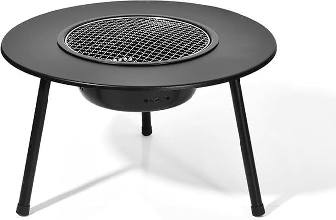 Outdoor Charcoal BBQ Grill Portable Charcoal Barbecue Grill with A Variety of Grilling Accessories Perfect for Outdoor Cooking & Grilling, BBQ, Patios with Carry Bag(A)