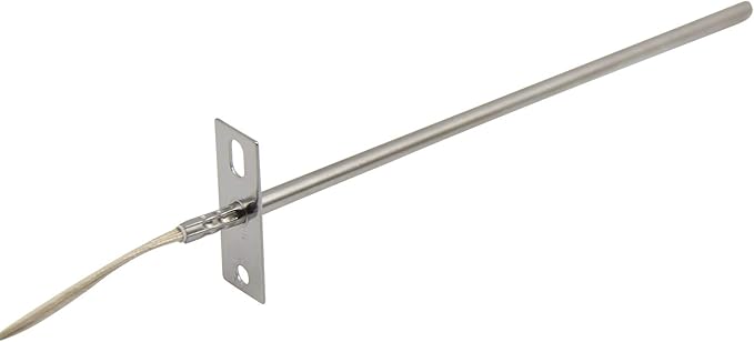 RTD Temperature Sensor, Not Include PTG, Replacement for Traeger Digital Thermostat Wood Pellet Grills Grill Oven Probe Replacement Part, 7.08in Internal Grill Sensor Probe, 47.2in Heat Woven Wires