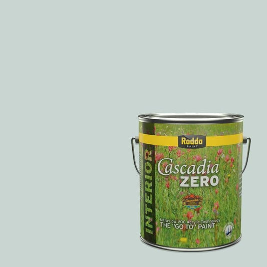 Rodda Paint CASCADIA ZERO Interior Semi-Gloss Paint & Primer in One, 1-Gallon, Glacier