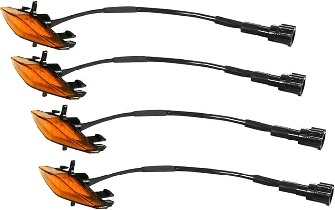4pcs Amber LED Grille Lights for 2014-2019 Toyota 4Runner TRD Pro Grille SR5 TRD Off-Road Limited TRO Pro