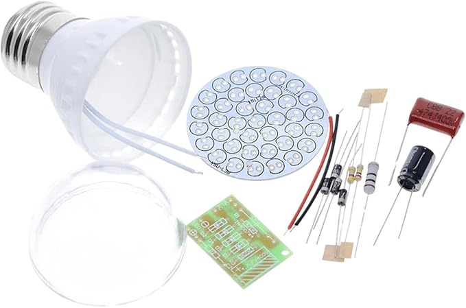 Ac 85V-277V Mini Energy-Saving 2.4W 38 Led Lamps DIY Kit for Camping Out in The BBQ, Do Not Include The Led