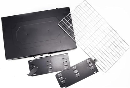 Portable Charcoal Grill for Camping BBQ Grills, Outdoor Barbecue Grill Folding Box Self-Service BBQ, Lightweight and Easy Clean,AsShow-D