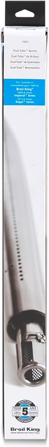 Broil King 18633 Stainless Steel Tube-in-Tube Burner for Imperial and Regal Series Gas Grills (Pack of 6)