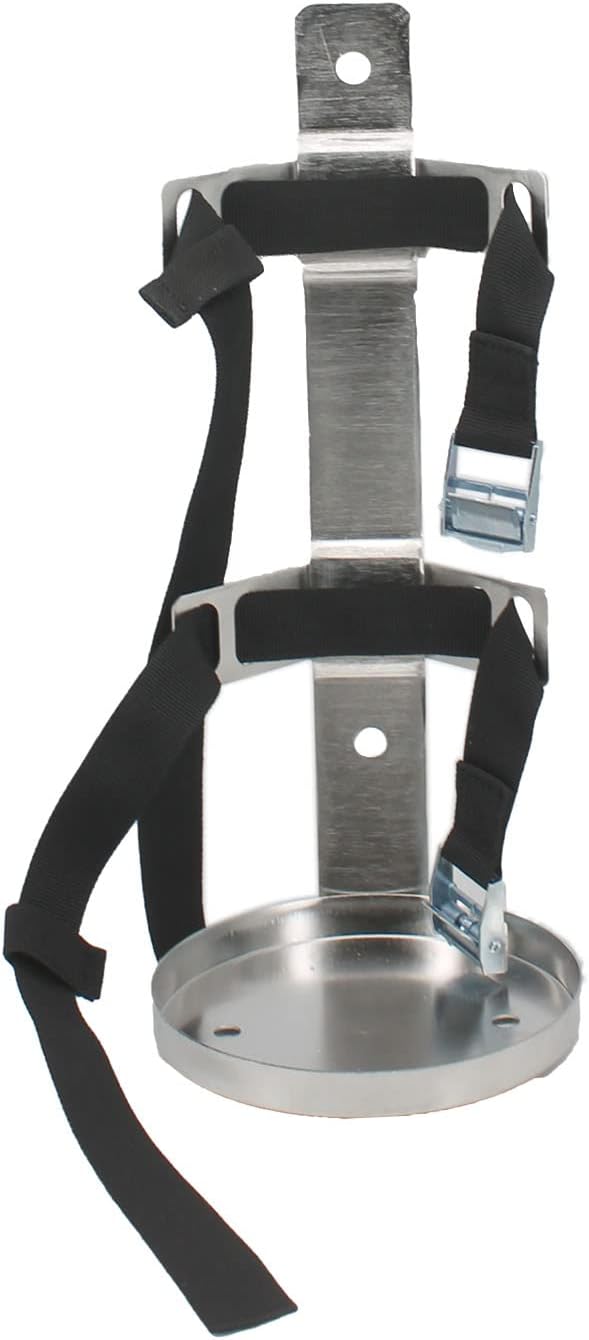 Fire Extinguisher Metal Bracket, Heavy Duty,304 Stainless Steel, Compatible with 5-Pound Fire Extinguishers