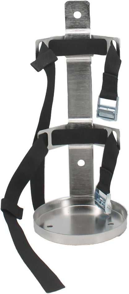 Fire Extinguisher Metal Bracket, Heavy Duty,304 Stainless Steel, Compatible with 5-Pound Fire Extinguishers