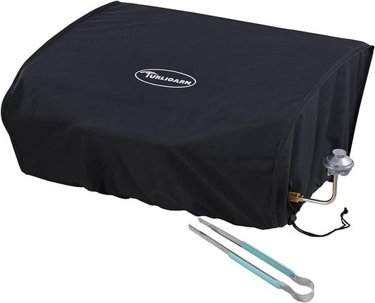 Cover for Blackstone 22 inch Griddle Water Resistant 600D Polyester Heavy Duty Flat top 22" Gas Grill Cover Exclusively Fits Blackstone 22" Griddle Cooking Station-22in with Hood Cover