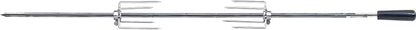 Cal Flame BBQ08856P4 4 Burner Rod Grill Rotisserie Kit, Silver