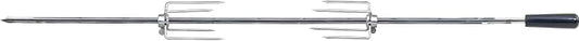 Cal Flame BBQ08856P4 4 Burner Rod Grill Rotisserie Kit, Silver