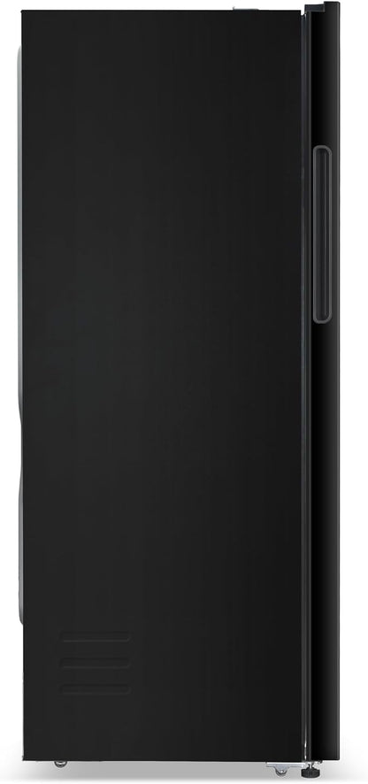 Commercial Cool 16.4 Cu. Ft. Convertible Freezer Refrigerator, Upright Fridge with Glass Shelves, Reversible Door, ENERGY STAR rated, Auto Defrost, CCUC1640GB, Black | Upright Fridge with Glass Shelves, Reversible Door, ENERGY STAR rated, Auto Defrost,...