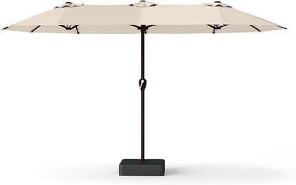 15FT Large Patio Umbrella with Base Included