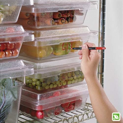 Rubbermaid Commercial Products Food Storage Box, 2.75 Gallon Capacity, White, for Restaurant/Kitchen/Cafeteria
