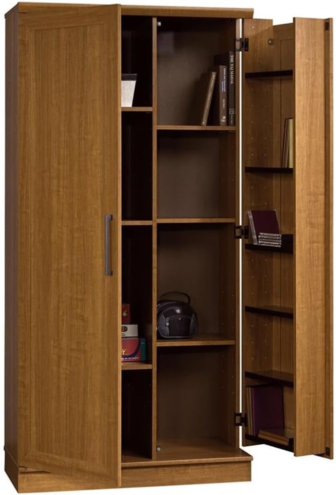 Sauder HomePlus Storage Cabinet/ Pantry cabinets, Sienna Oak finish