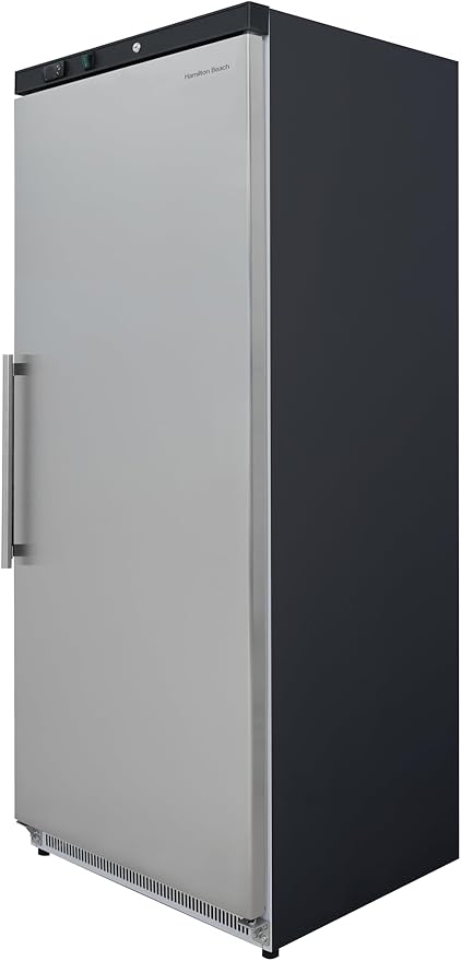 Hamilton Beach 19.2 CU FT Commercial Upright Refrigerator W:30.6" x L:27.4" X H:74.4" (Stainless Steel)