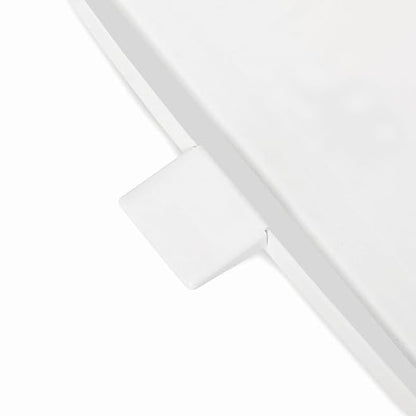 Rubbermaid Commercial Products Defenders Biohazard Step-On Trash Can 13-Gallon White Square Steel Waste Disposal in Doctors Office/Hospital/Medical/Healthcare Facilities