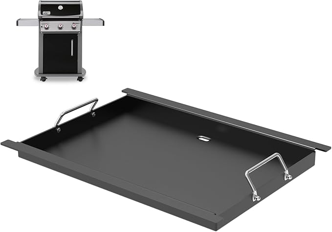 Spirit 300 Full Size Griddle Insert for Weber GS4 Spirit I/II 300 Series Gas Grill E310,E320,S310,E315,S320,E330,S330 Parts,6787 Carbon Steel Flat Top Griddle Replacement Parts for Weber 7638 7639