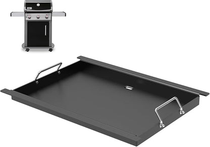 Spirit 300 Full Size Griddle Insert for Weber GS4 Spirit I/II 300 Series Gas Grill E310,E320,S310,E315,S320,E330,S330 Parts,6787 Carbon Steel Flat Top Griddle Replacement Parts for Weber 7638 7639