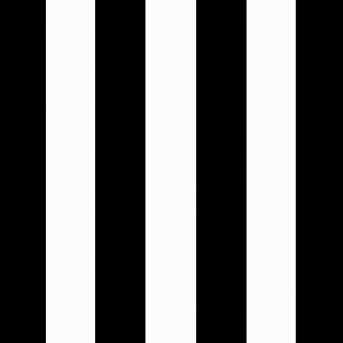 Arden Outdoor Chaise Cushion, 22x77, Black Cabana Stripe | Lounge Cushion, Rain-Proof, Fade Resistant, Mold and Mildew Resistant