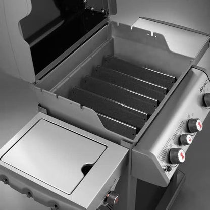 7636 Flavorizer Bars for Weber Spirit 300 II 300 & GS4 Spirit II 300 Series, Spirit E310 E320 E330 S310 S320 S330 Grill with Front Control Knob，15.3 Inch Heat Tent for Weber 67046 69797 68843