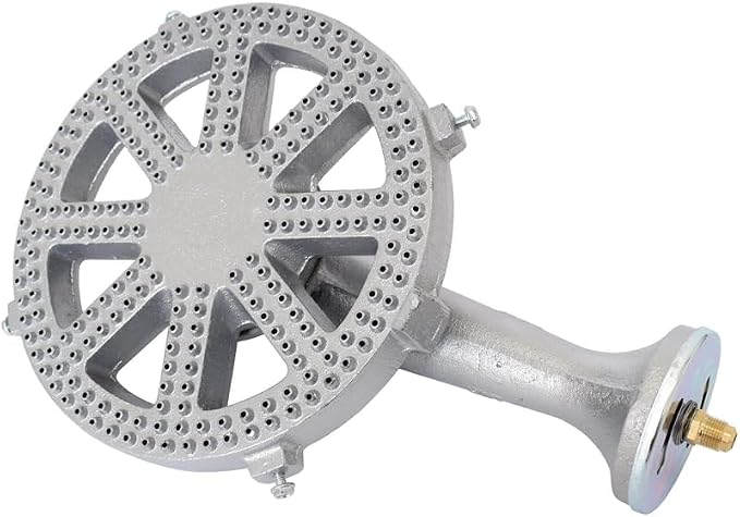 COOKAMP Cast Iron Propane Burner Head with Brass Fitting Orifice (SH16-DIY Burner)
