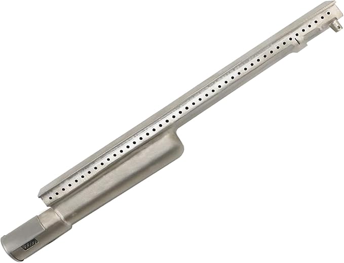 HONSIN 4 Set Heavy Duty Cast Stainless Steel Grill Burners for Bull, Premium Outdoor BBQ Gas Grill Burner Replacements for Bull, Cal Flame, Blaze, Aussie, Bakers & Chefs, Thermos Turbo CharBroil