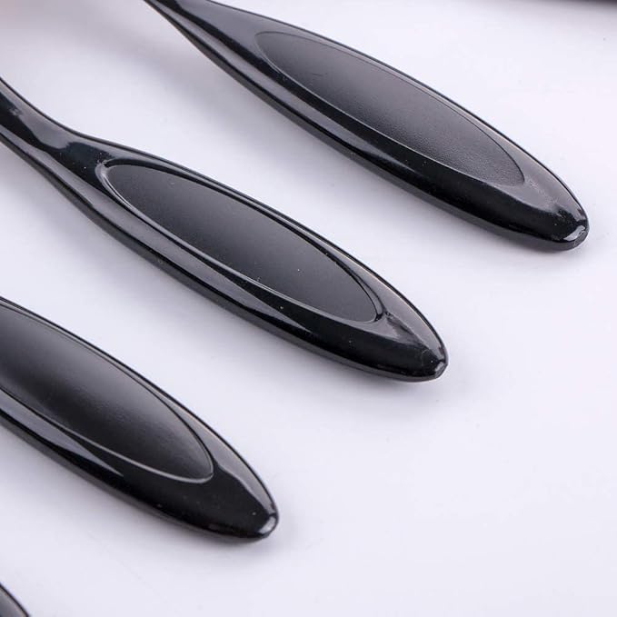 UNIMEIX 5 Pack Blending Brush for Card Making Crafting Ink Blender Brushes Set Tool Paper Background Brush Drawing Scrapbooking & Stamping Supplies (Black)