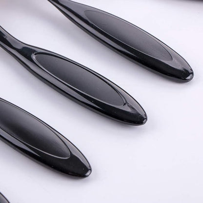 UNIMEIX 5 Pack Blending Brush for Card Making Crafting Ink Blender Brushes Set Tool Paper Background Brush Drawing Scrapbooking & Stamping Supplies (Black)