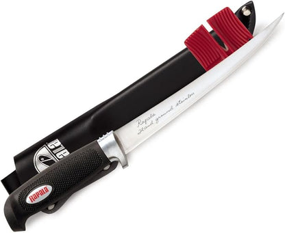 Rapala4 Soft Grip Fillet / Single Stage Sharpener / Sheath