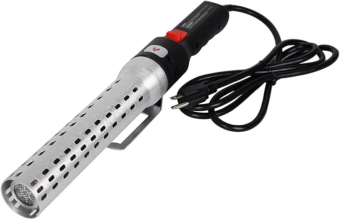 GasSaf Electric Charcoal Fire Starter and Lighter for Big Green Egg Fireplace Fire Pits Campfires and Others, with Built-in Blower Quick BBQ Lighting Charcoal, Wood and Others(Ceramic Core)