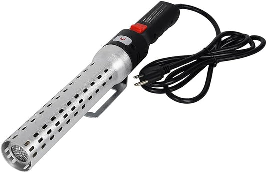 GasSaf Electric Charcoal Fire Starter and Lighter for Big Green Egg Fireplace Fire Pits Campfires and Others, with Built-in Blower Quick BBQ Lighting Charcoal, Wood and Others(Ceramic Core)