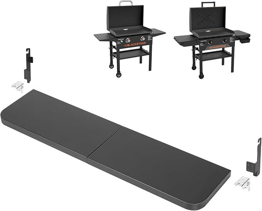29 X 7 Folding Front Shelf for Blackstone 28 inch griddle 1883 2415 2311 2269, Easy-Check Fit Accessory for Outdoor Cooking or Use