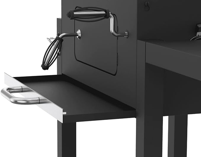 Heavy Duty 24-Inch Charcoal Grill, Black