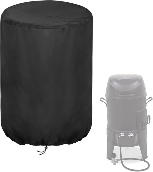 Smoker Cover Fit for Charbroil The Big Easy 3-in-1 Smoker | Waterproof Grill Cover Outdoor Smoker Covers (23" D x 23.5" W x 36" H)