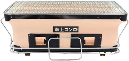qiuqiu Barbecue Grill Japanese Style BBQ Grill Ceramic Smokeless Indoor Charcoal BBQ Grill Commercial Barbecue Pot Charcoal Stove